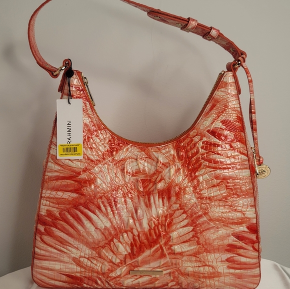 Brahmin Bags Brahminmelbourne Collection Pink Flamingo Print